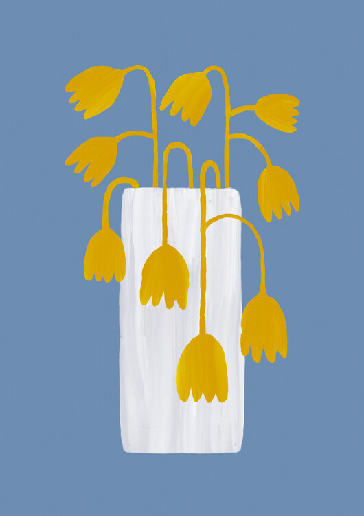 Canvas Print Retro Vase