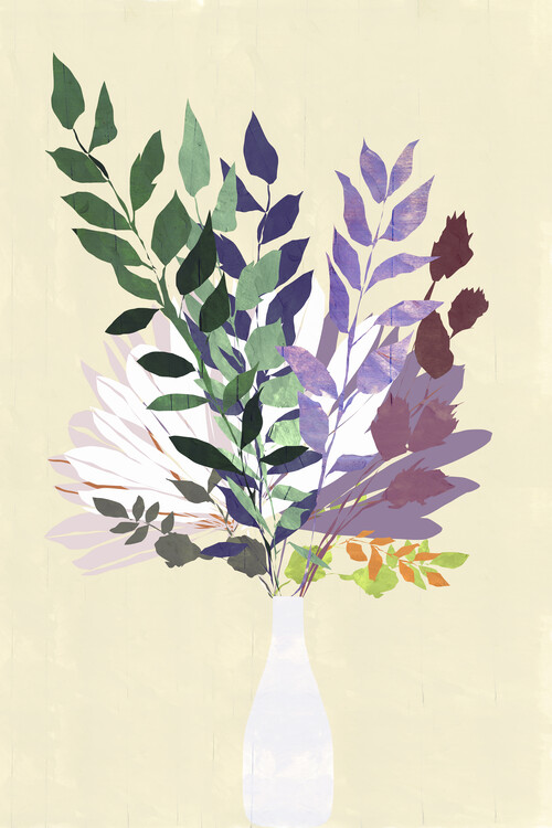 Poster Dried Floral Milk Jug