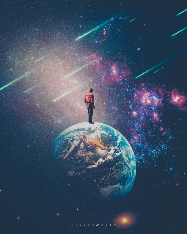 Poster View from the Earth