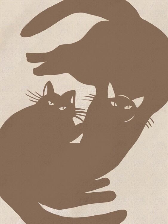 Poster Two cats