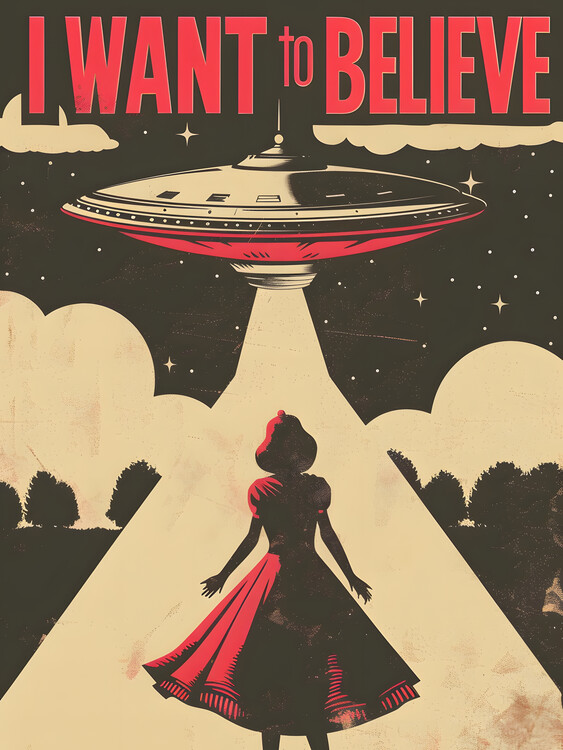 Canvas Print Retro Sci-fi