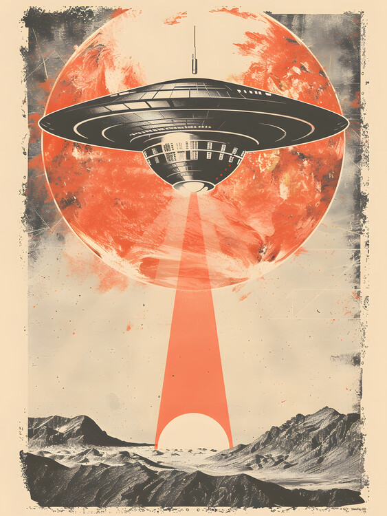 Poster Retro Sci-fi