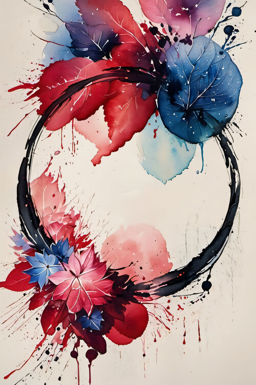 Plakát ink circle