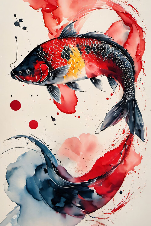 Plakát ink fish