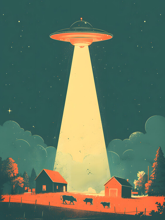 Poster Retro Sci-fi