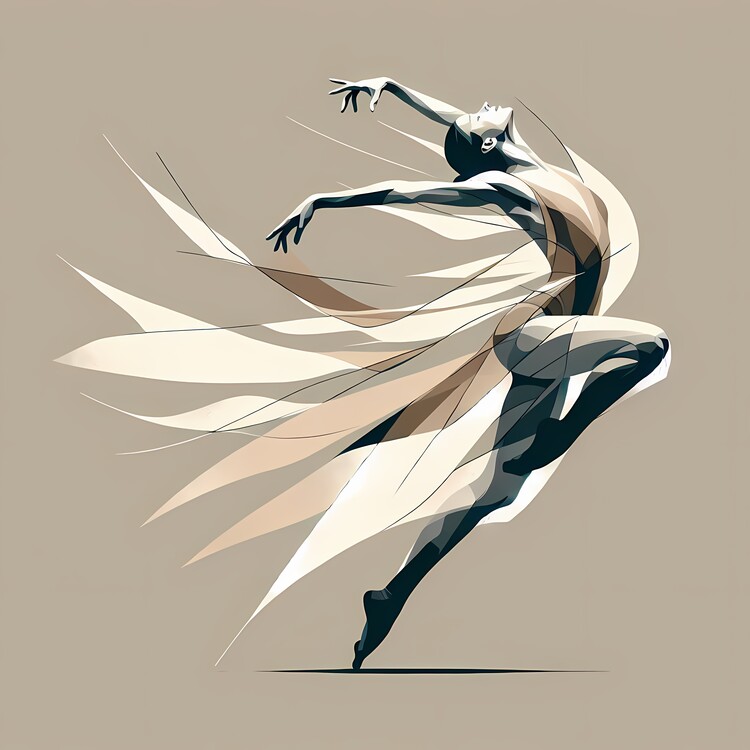 Poster Dancer in Flight