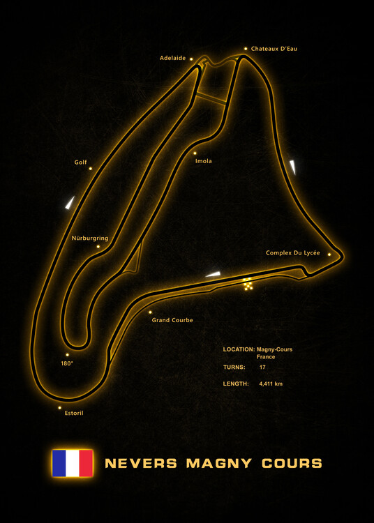 Poster Nevers Magny Cours Circuit