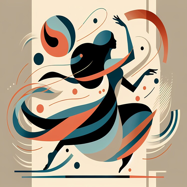 Canvas Print Dance Energy