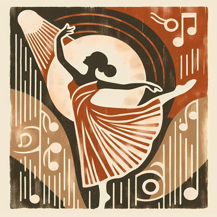 Canvas Print Dancing in the Spotlight