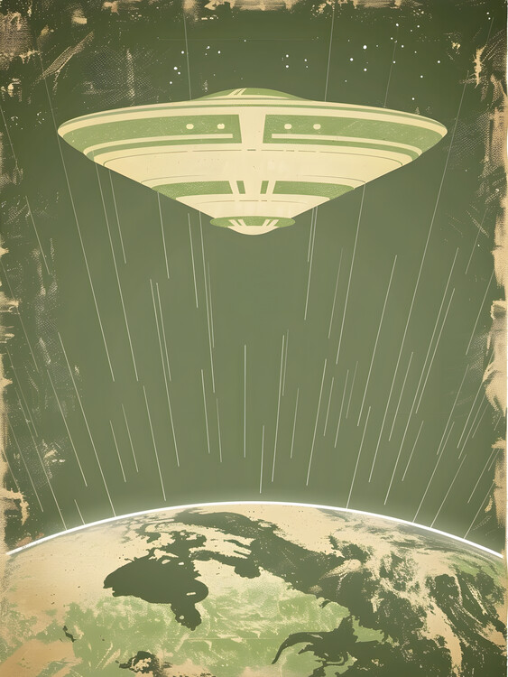 Poster Retro Sci-fi
