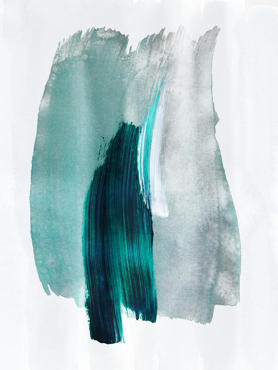 Levně Plakát, Obraz - Abstract Brush 5, Mareike Böhmer, 30 × 40 cm