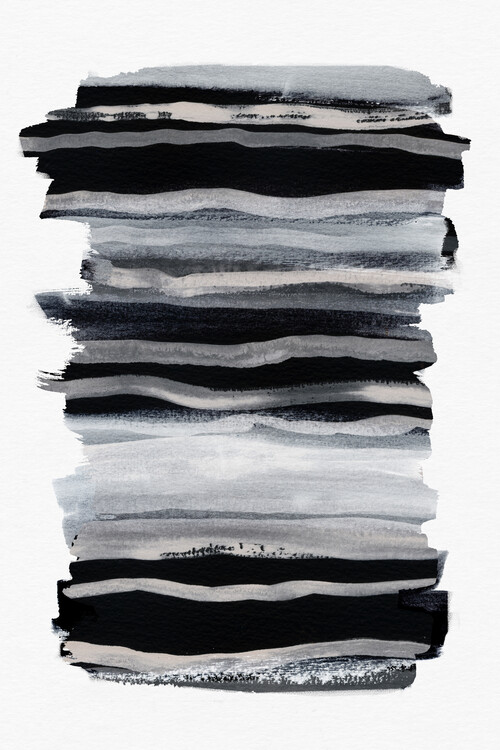 Levně Plakát, Obraz - Abstract Brush 8, Mareike Böhmer, 26.7 × 40 cm