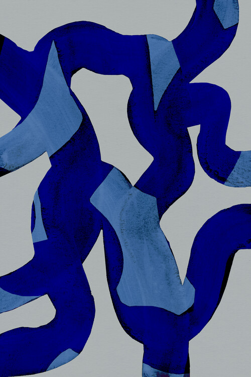 Levně Plakát, Obraz - Abstract Brush 10, Mareike Böhmer, 26.7 × 40 cm