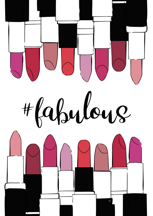 Плакат Fabulous Lipsticks