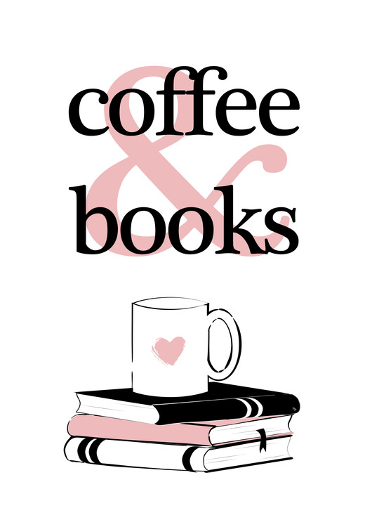 Плакат Coffee and Books