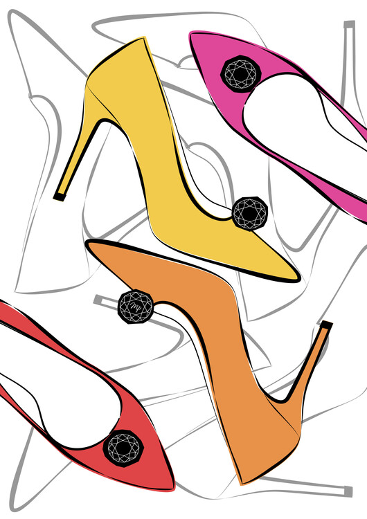 Плакат Happy Shoes