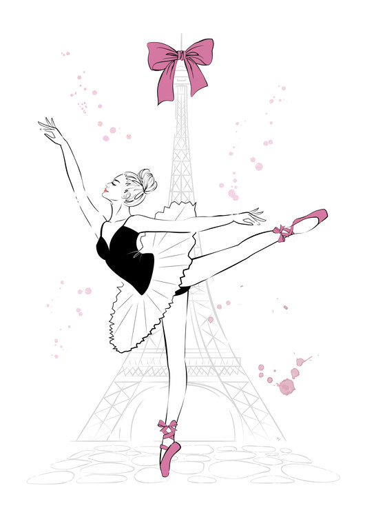 Плакат French Ballerina