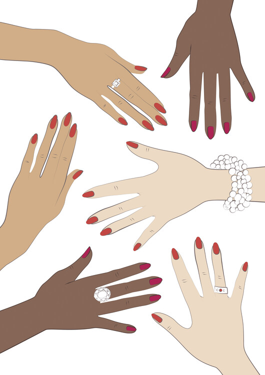 Плакат Female Hands