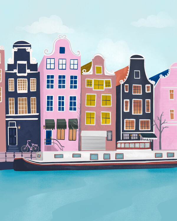 Canvas Print Amsterdam