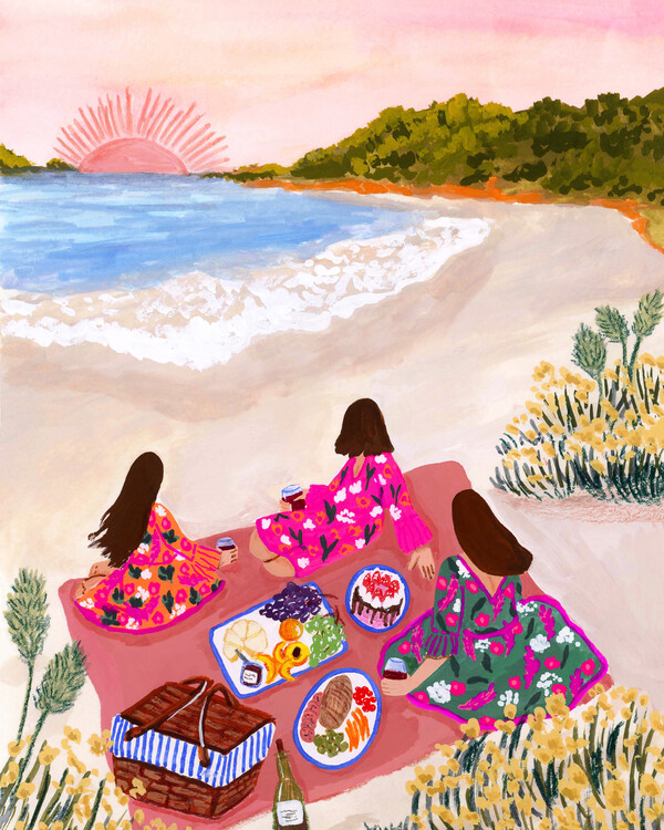 Poster Beach Picnic