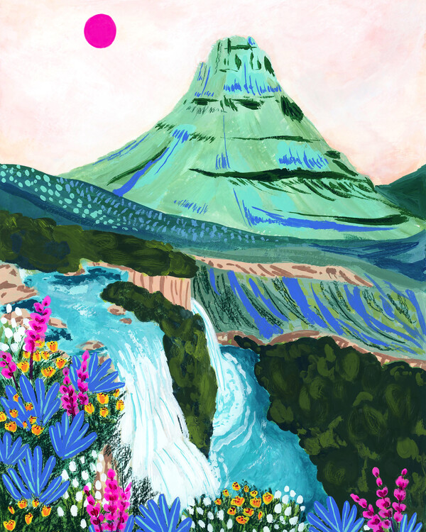 Levně Plakát, Obraz - Kirkjufell, Sarah Gesek, 30 × 40 cm