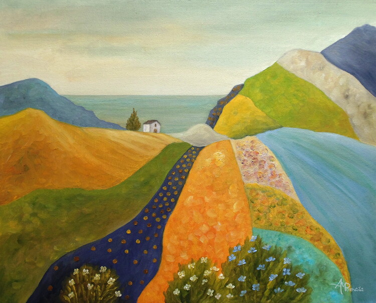 Levně Plakát, Obraz - Flowing To the Sea, Angeles M. Pomata, 40 × 30 cm
