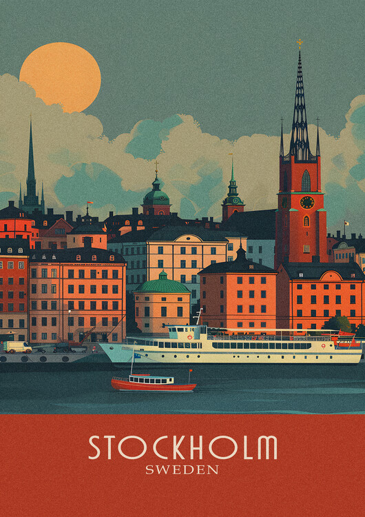 Poster Stockholm city