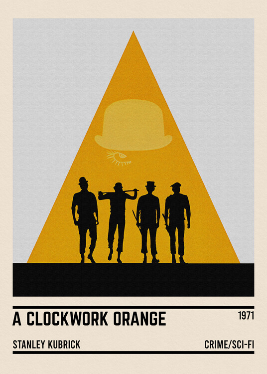 Poster A Clockwork Orange Minimalist