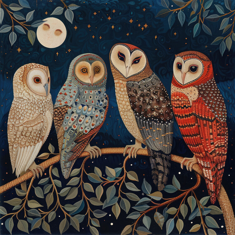 Poster The Owl Family