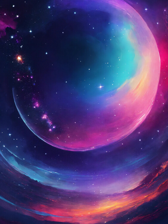 Poster Abstract twilight Fantasy Space
