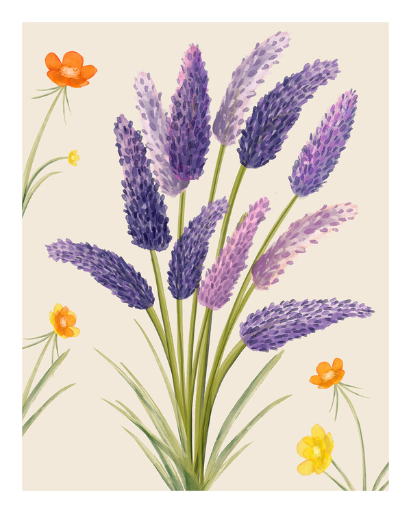 Plakat Purple flower