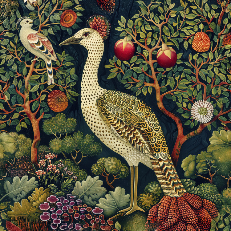 Плакат Exotic Birds