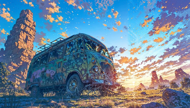 Плакат CAMPER