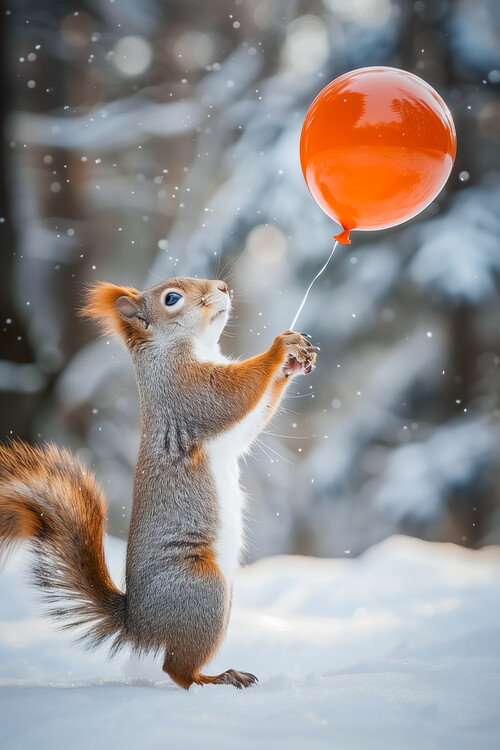 Плакат Squirrellebob