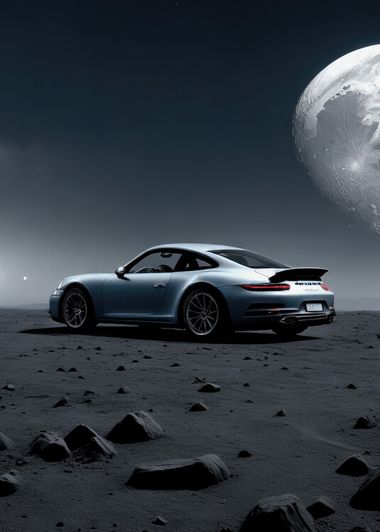 Poster Sport car in Midnight