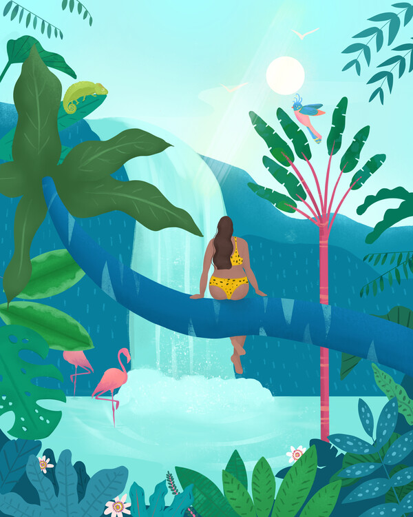 Poster Girl in Jungle