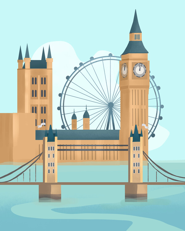 Poster London Big Ben