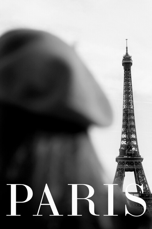 Plakat Paris Text 4