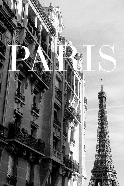 Poster Paris Text 3