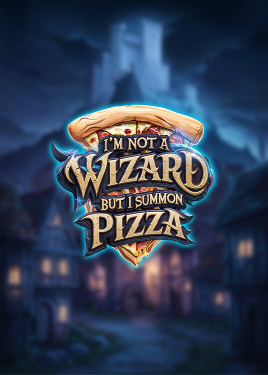 Poster Gaming and Pizza quote