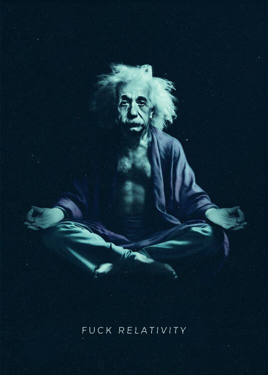 Poster Funny Einstein Relativity