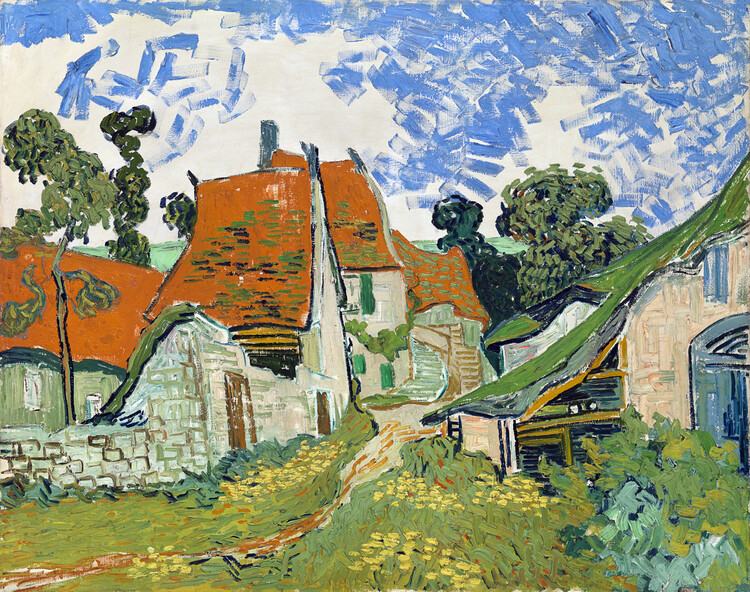 Canvas Print Street in Auvers-sur-Oise (1890)