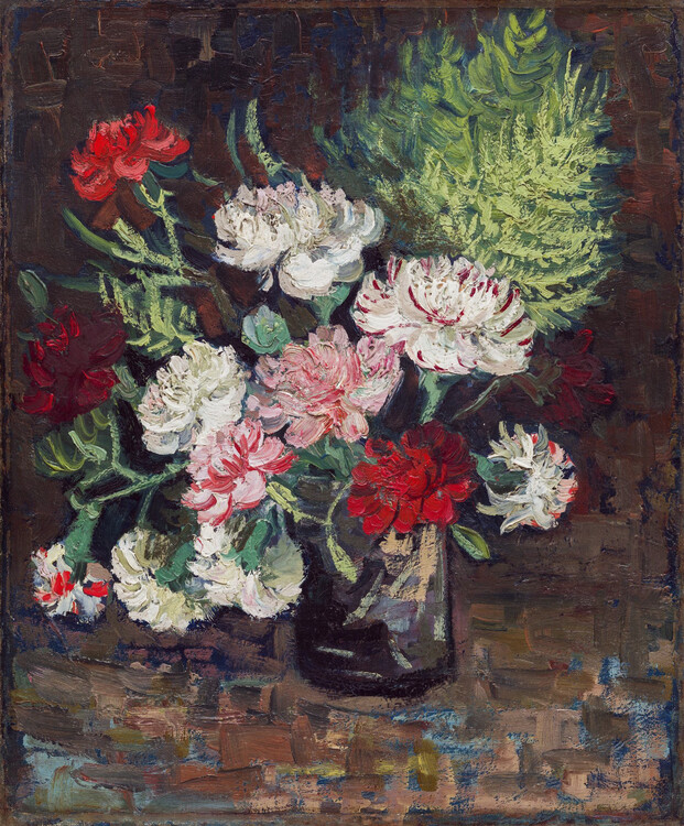 Poster Vase with Carnations (1886)