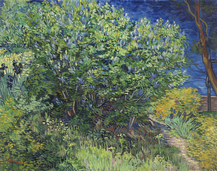 Poster Lilac Bush (1889)