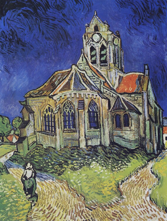 Poster The Church at Auvers-sur-Oise, 1890