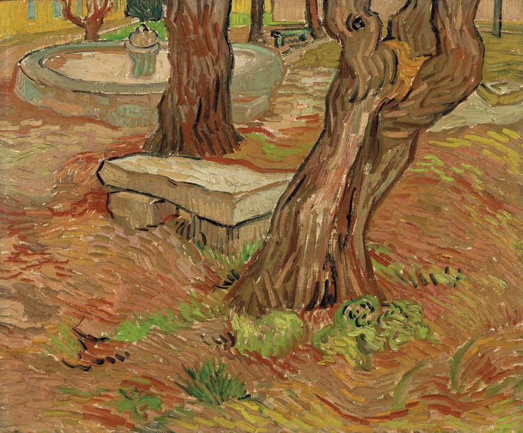 Slika na platnu The Bench at Saint-Remy, 1889