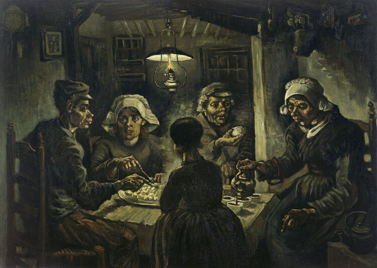Canvas Print The Potato Eaters, 1885