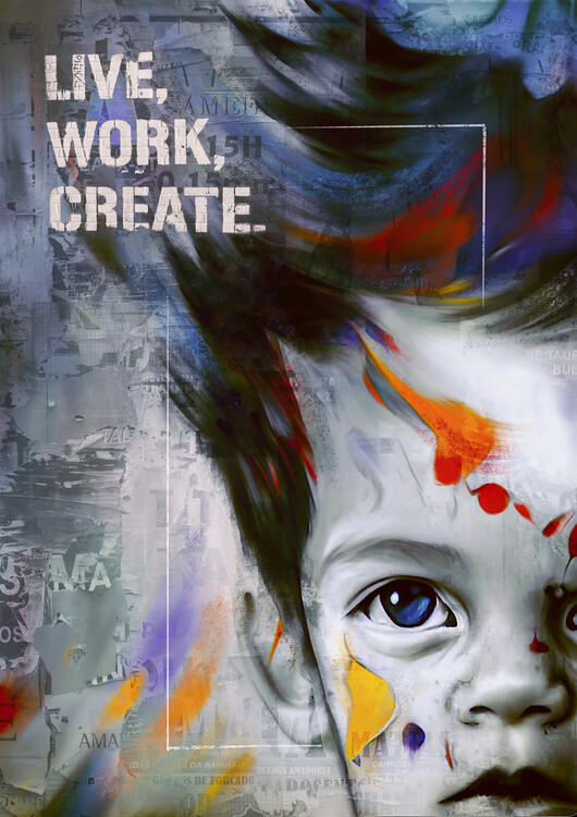 Poster Live Work Create