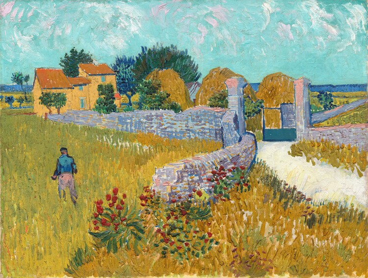 Canvas Print Farmouse in Provence (1888)