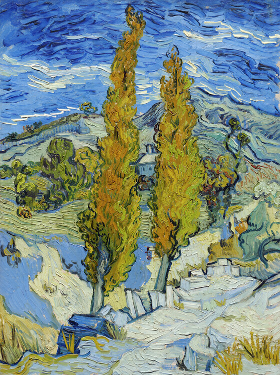 Canvas Print The Poplars at Saint-Rémy (1889)